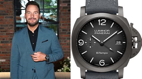 celebs wearing panerai|chris pratt watch.